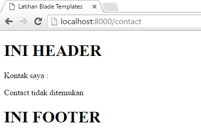 Data array Laravel tidak tampil